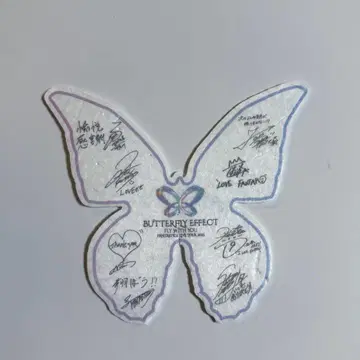 FANTASTICS 팬타 낙하물 나비 메시지 카드 4