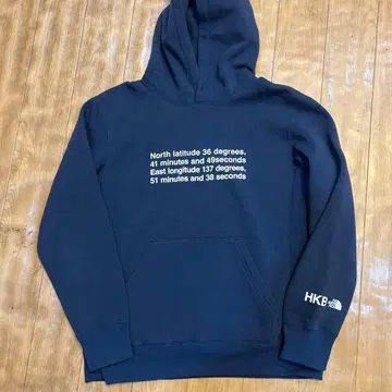 [ 하쿠바 한정판 ] THE NORTH FACE 네이비 후드티 L