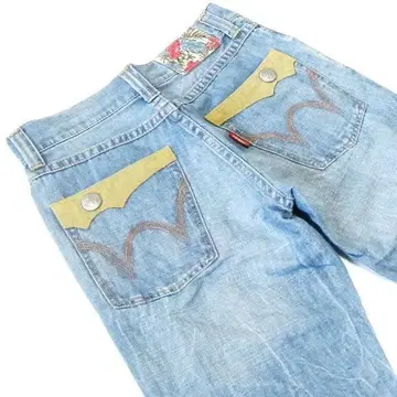 EDWIN 에드윈 4558 웨스턴풍 숏팬츠 28 W 약 78cm