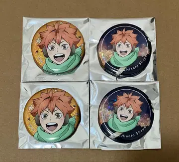 하이큐 코스모 월드 홀로그램 캔뱃지 카라스노 히나타 쇼요