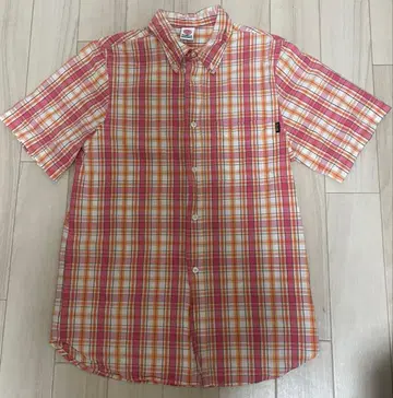 FRANKLIN MARSHALL 반팔 셔츠 체크 무늬