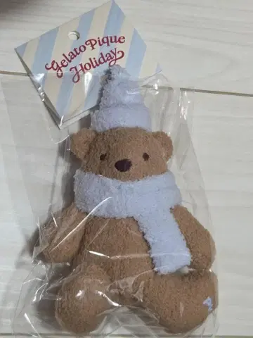 새상품 젤라또피케 이벤트 한정판 베어 참 스카이블루 완판템