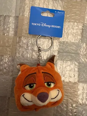 디즈니 리조트 주토피아 닉 키체인 팬캡
