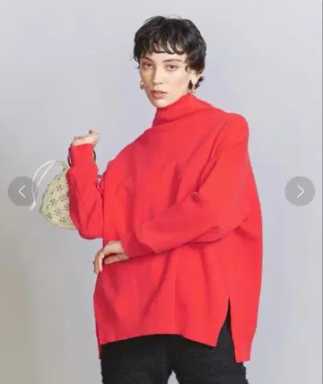 뷰티&유스 [캐시미어 혼방] 밀라노 리브 터틀넥 니트