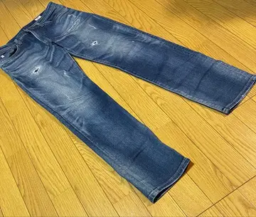 에드윈 ED32 스트레치 슬림 테이퍼트 데님 30 데미지 디자인