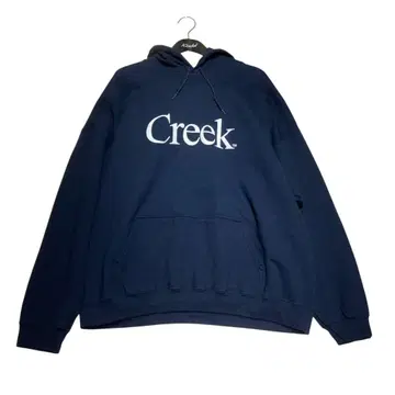 [ 초레어 ] Creek 로고 네이비 후드티 2XL