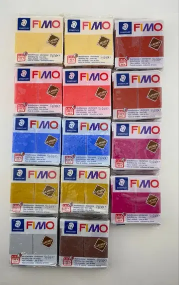 FIMO 피모 가죽 인조 가죽을 만들 수 있는 오븐 점토
