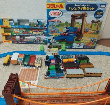 프라레일 토마스 흔들흔들 낚시 다리 세트 말하는