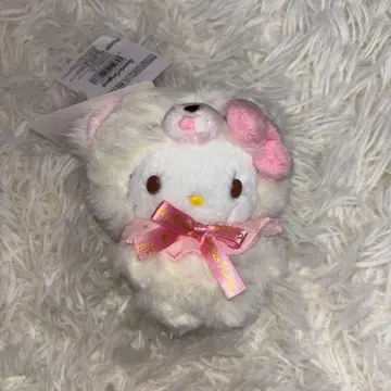 헬로키티 포근포근 인형 키링 미사용 새상품