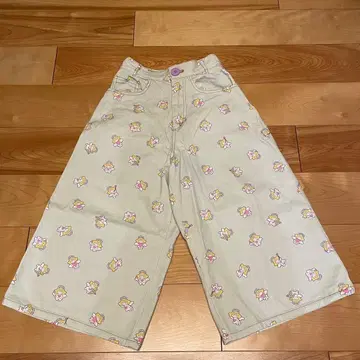 tntntutu 텐츠 크롭 팬츠 하프 팬츠 그린