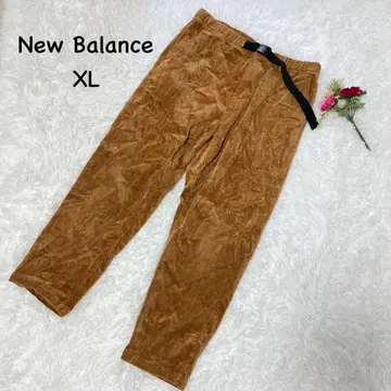 뉴발란스 [ XL ] 코듀로이 팬츠 벨트 포함 로고 자수 코튼 워셔블