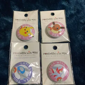 포켓몬 핀 배지 4개 세트
