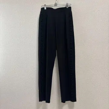 미사용 새상품 사이드 프릴 팬츠 블랙