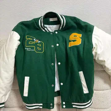 바시티 자켓 블루종