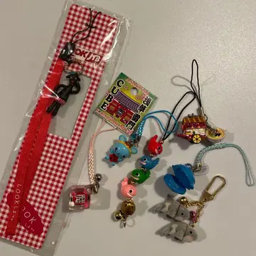 지역 기념품 스트랩 키링 헤이세이 레트로 묶음 판매