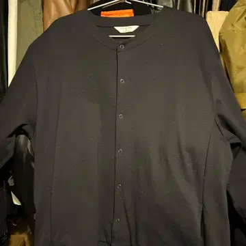 STILL BY HAND 스냅 버튼 가디건 navy 50