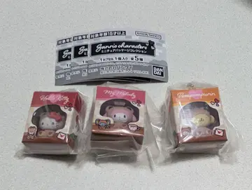 산리오 캐릭터즈 미니어처 패키지 컬렉션 3세트