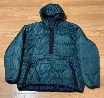 90s 00s L.L.Bean 플리마켓 아노락 M 다크 그린