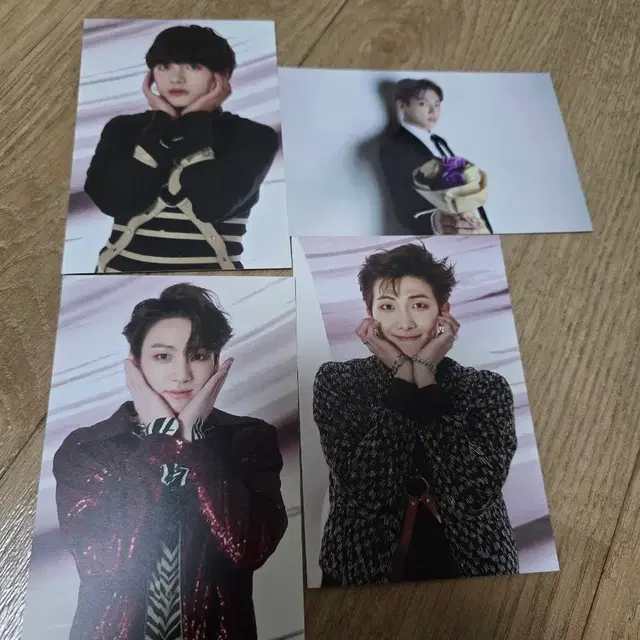 BTS 페이크러브 아이돌 공방포카 4장 정국 뷔 태형 남준 RM