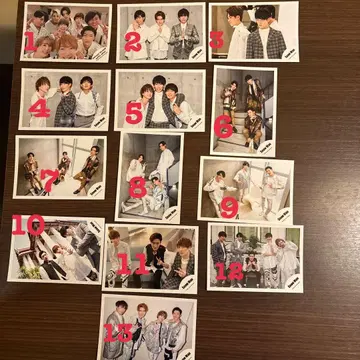 SnowMan 공식 사진 1~67 낱개 판매 가능