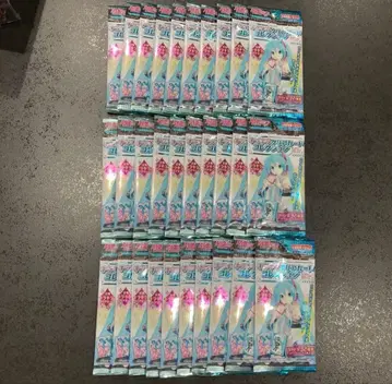 하츠네 미쿠 키라키라 클리어 카드 컬렉션 30개 묶음 판매 미개봉