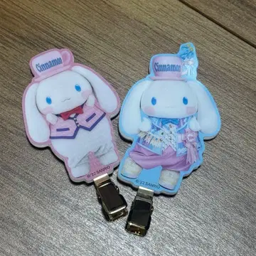 산리오퓨로랜드 한정판 헤어 클립 시나모롤