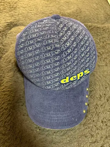 deps 코듀로이 캡 네이비