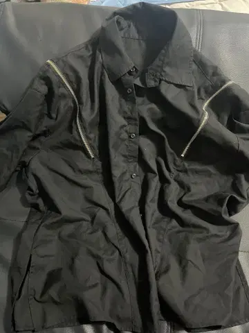 HARE 2way 반팔 티셔츠 지퍼 포함