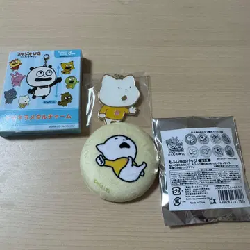 니시무라 유우지 메탈 참 모후이 캔 배지 시무룩한 고양이