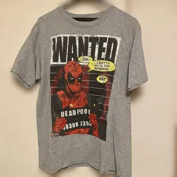 데드풀 T셔츠 그레이