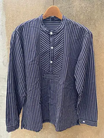 저먼 피셔맨 셔츠 등 자수 M 사이즈