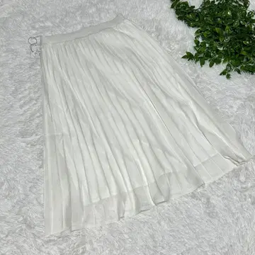 미사용 Reflect 리플렉트 무릎 기장 플레어 스커트 일본제 9 M