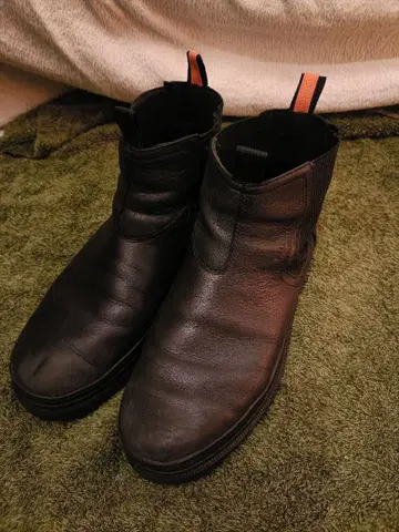 PALLADIUM 블랙 사이드 고어 부츠