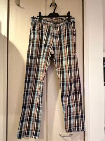 mercibeaucoup 체크 팬츠