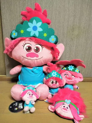 트롤즈 뮤직 파워 봉제 인형 세트