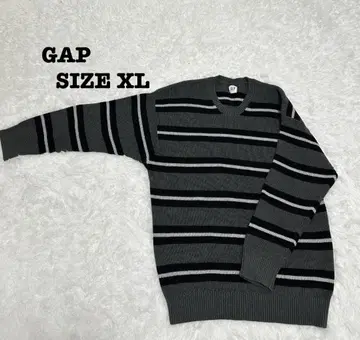 GAP (갭) 보더 무늬 니트 스웨터 XL 루즈핏[296]