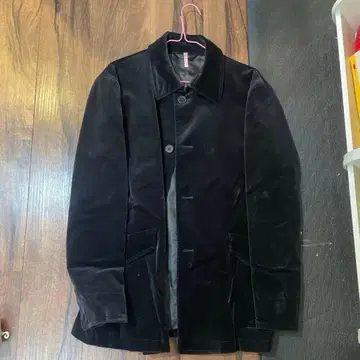 블랙 코듀로이 테일러드 자켓 미츠미네