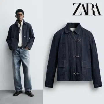 ZARA 토글 버튼 데님 자켓 L 사이즈