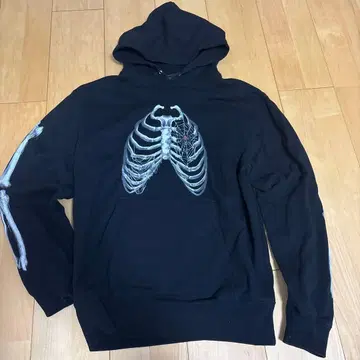 Norse Projects 골격 디자인 후드티 M