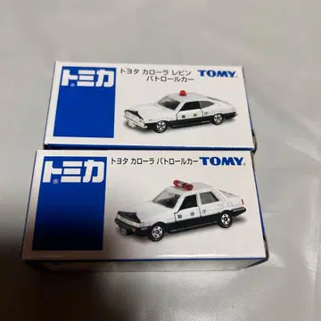 [ 레어 ] 토미카 도요타 코롤라 레빈 패트롤카 2종 세트 새상품