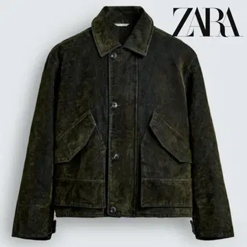 ZARA 벨로아 트윌 자켓 XL 사이즈