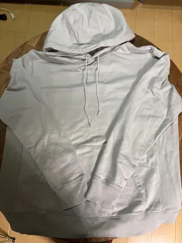 이노우에 브라더스 라이트 그레이 후드 부착 후드티