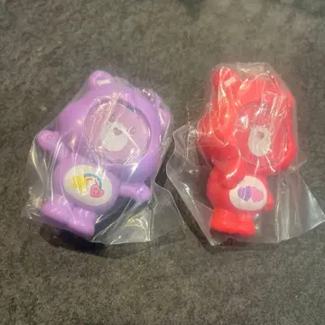 케어베어 사진 프레임 마스코트 키링 캡슐 토이 2개 미개봉 새상품