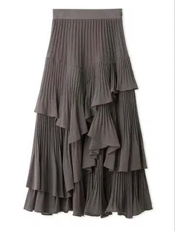 SNIDEL 플리츠 캉캉 스커트 CGRY