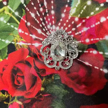 엘레강트한 크리스탈 브로치