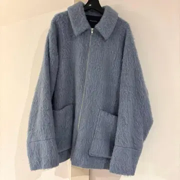 JEANASIS 샤기 ZIP 미들 코트