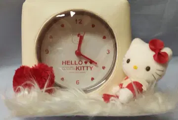 키티 탁상시계 따뜻한 산리오 레트로 미사용