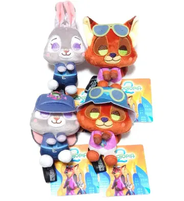 주토피아 2 주디 닉 봉제 인형 마스코트 세트 묶음 판매