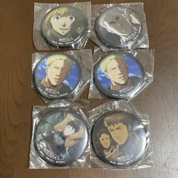 [새상품] 진격의 거인 조사병단 자료관 이벤트 한정판 마그넷 6세트