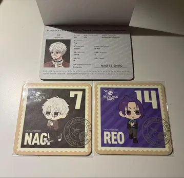 블루 록 카페 여권 코스터 나기 세이시로 미카게 레오